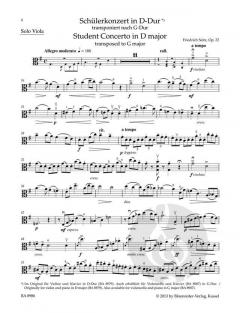 Concerto D-Dur op. 22 von Friedrich Seitz (Download) 