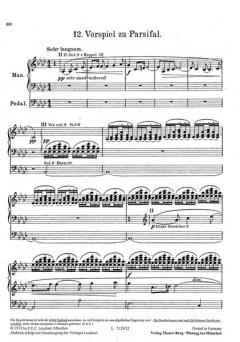 Richard Wagner Album Nr. 12 und 13 von Sigfrid Karg-Elert 