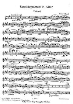 Streichquartett von Franz Schmidt im Alle Noten Shop kaufen (Stimmensatz)