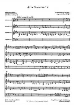 2 Arie da sonar francesi et ricercar zu vier Stimmen 