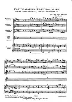 Pastoralmusik aus der Kantate 'Er rufet seinen Schafen mit Namen' (J.S. Bach) 