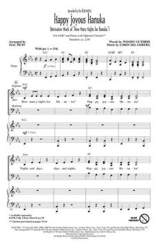 Happy Joyous Hanuka von Woody Guthrie (Download) 