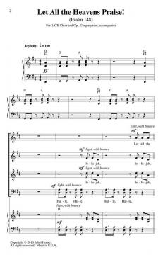 Let All The Heavens Praise! (Psalm 148) von Edwin M. Willmington (Download) 