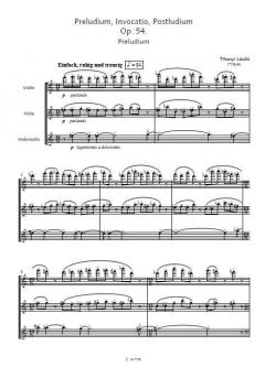 Preludium Invocation and Postludium op. 54 von Laszlo Tihanyi für Streichtrio im Alle Noten Shop kaufen