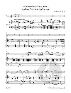 Schülerkonzert g-Moll op. 12 von Friedrich Seitz (Download) 