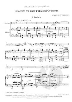 Concerto For Bass Tuba And Orchestra von Ralph Vaughan Williams im Alle Noten Shop kaufen