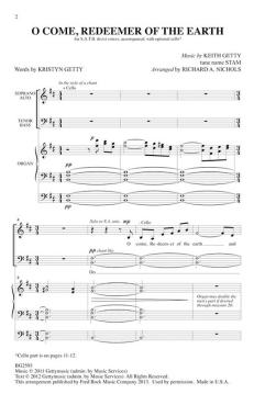 O Come, Redeemer Of The Earth von Keith Getty (Download) 