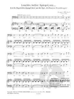 Leuchte, heller Spiegel mir von Jacques Offenbach 