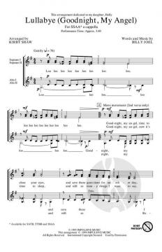 Lullabye (Goodnight, My Angel) (Billy Joel) 