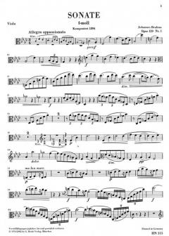 Sonaten op. 120 von Johannes Brahms für Klarinette und Klavier im Alle Noten Shop kaufen