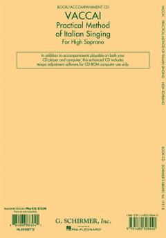 Practical Method Of Italian Singing (High Soprano) von Nicola Vaccai 