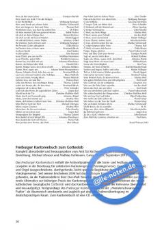Chorbuch Gotteslob - Chorbuch SAM 