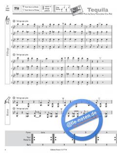 Easy Pattern: Instrumente in C (Bassschlüssel) 
