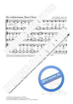 Bis willekommen, Herre Christ dorisch von Günter Raphael (Download) 