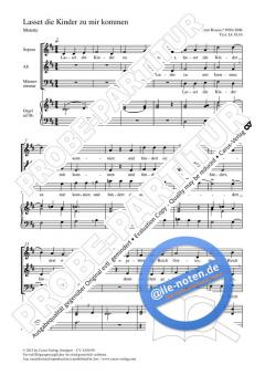 Lasset die Kinder zu mir kommen D-Dur von Hans-Peter Braun (Download) 