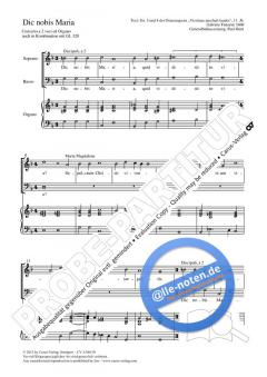 Dic nobis Maria dorisch (Download) 
