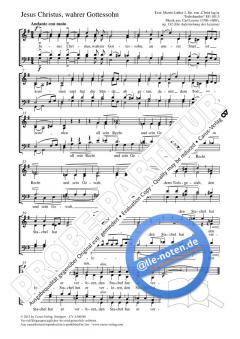 Jesus Christus, wahrer Gottessohn G-Dur op. 132 von Carl Loewe (Download) 