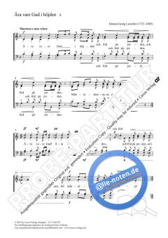 Ära vare Gud i höjden C-Dur von Johann Georg Lotscher (Download) 