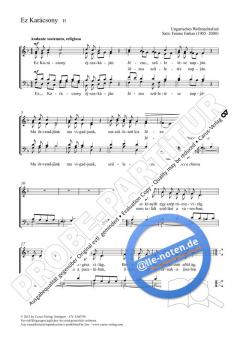 Ez Karácsony F-Dur von Ferenc Farkas (Download) 