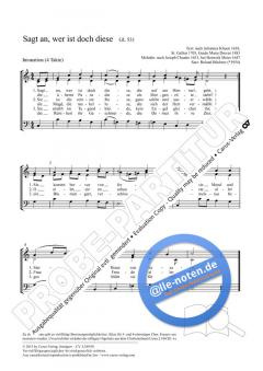 Sagt an, wer ist doch diese C-Dur von Roland Büchner (Download) 