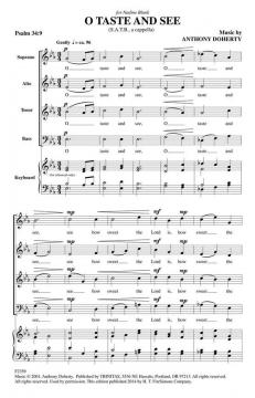 O Taste And See von Anthony Doherty (Download) 