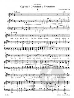 Cypriše (Zypressen) von Antonín Dvořák (Download) 