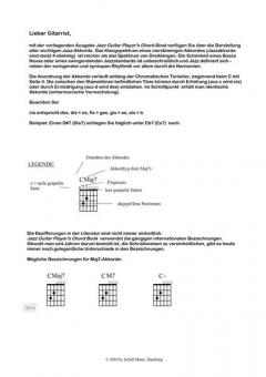 Jazz-Guitar Player's Chord Book von Felix Schell 