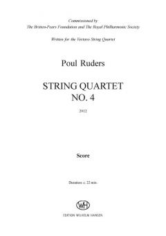 String Quartet No. 4 von Poul Ruders 