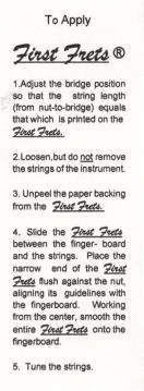 First Frets: Fingersatz- & Positions-Schablone (3/ 
