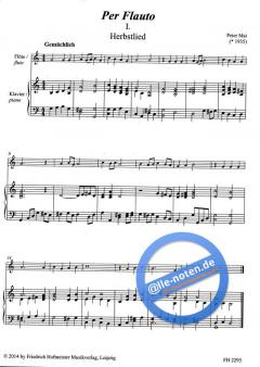 Per Flauto von Peter Mai für Flöte und Klavier im Alle Noten Shop kaufen