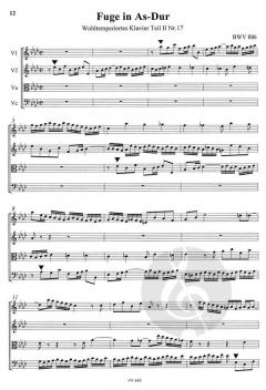 Das Wohltemperierte Klavier Teil II Heft 5 von Johann Sebastian Bach 