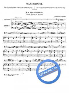 Die hohe Schule Band 9 (Kontrabass-Schule Teil III) von Franz Simandl im Alle Noten Shop kaufen