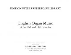 Englische Orgelmusik des 18. und 19. Jahrhunderts im Alle Noten Shop kaufen