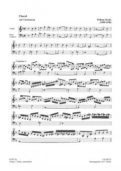 Choral mit Variationen von Wilhelm Brade 
