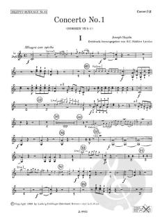 Concerto Nr. 1 C-Dur Hob. VIIh:1 von Joseph Haydn 