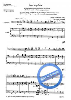 Rondo g-Moll op. 94 von Antonín Dvorák 