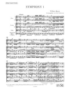 Symphony I B-Dur von William Boyce 
