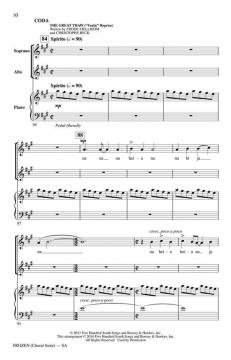 Frozen (Choral Suite) von Frode Fjellheim (Download) 