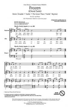 Frozen (Choral Suite) von Frode Fjellheim (Download) 