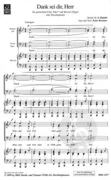 Dank sei dir Herr von Georg Friedrich Händel 