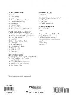 Concert Songs Vol. 1 (1975-2000) von William Bolcom 