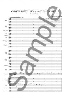 Concerto for Viola and Orchestra von Poul Ruders im Alle Noten Shop kaufen (Partitur)