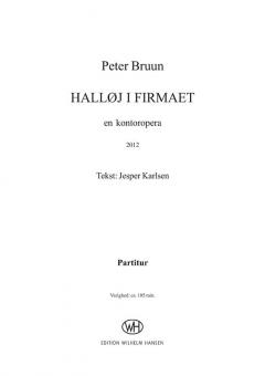 Halloj i Firmaet - En Kontoropera (Peter Bruun) 