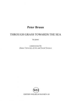 Through Grass Towards the Sea von Peter Bruun 