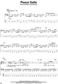 Bass Play-Along Vol. 44: Megadeth (Megadeth) 