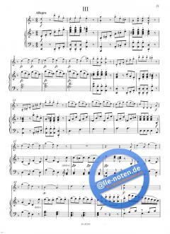 Sonate agreable d-Moll op. 43/3 op. 43/3 von Johann Baptist Vanhal 