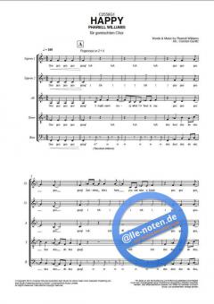 Happy (Chormappe mit 10 Stimmen) (Pharrell Williams) 