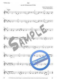 Air aus der Orchestersuite Nr. 3 in D-Dur von Johann Sebastian Bach 