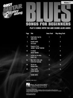 Easy Guitar Play-Along Vol. 7: Blues Songs For Beginners 