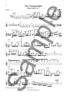 String Quartet No. 7 'The Extinguishable' von Thomas Agerfeldt Olesen 